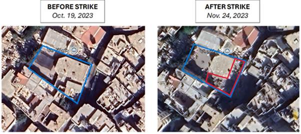 A comparison of buildings with blue lines
Description automatically generated with medium confidence